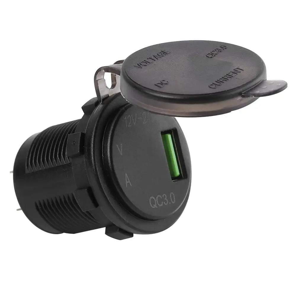 12 V-24 V зарядных порта USB для автомобиля Зарядное устройство умелые производство 3A зарядных порта USB для автомобиля Зарядное устройство Мощность гнездо адаптера для авто мотоцикла лодка