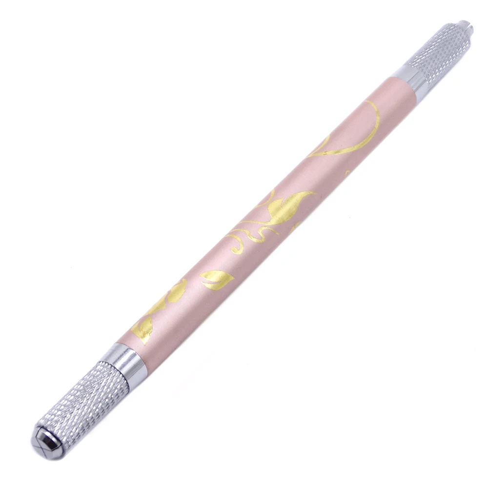 Tattoo Pen-1 Ручка для татуировки Золотая роза ручная ручка для татуировки тумана Перманентная маленькая татуировка вышивка бровей подводка для глаз губ тату машина - Цвет: Tattoo Pen-1