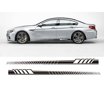 

2x 190x11.5CM Car Auto Truck Body Side Stripe Decorative Sticker Vinyl Decal Kit