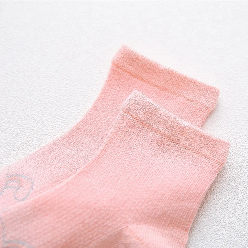 5 Pair Spring Autumn Unisex Baby Cotton Fashion Cute Infant Newborn Fresh Candy Color Baby Socks
