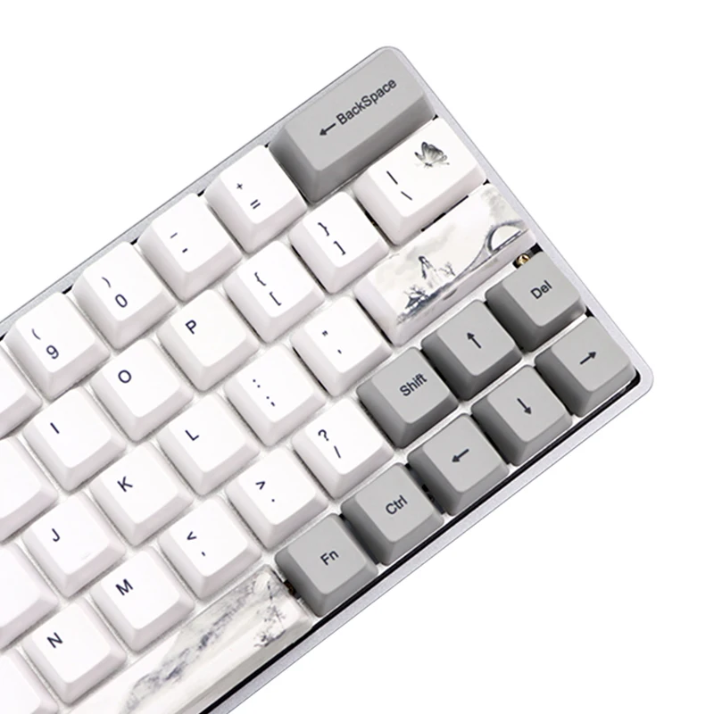 Покраска подлежащая клавиатуре 60% PBT OEM набор клавишных колпачков Mechanische Toetsenbord