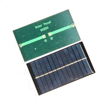 

BUHESHUI Mini 0.6W 6V Solar Cell Polycrystalline Solar Panel Module DIY Toy Panel Charger 93*53MM 10pcs Free Shipping