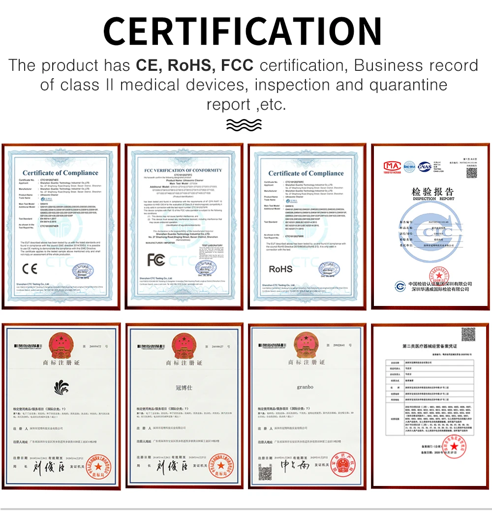 Household GA008 Ultrasonic Cleaner Stainless Steel Bath 60W Piezoelectric Transducer Glasses Cellphone Board Jewelry Washer