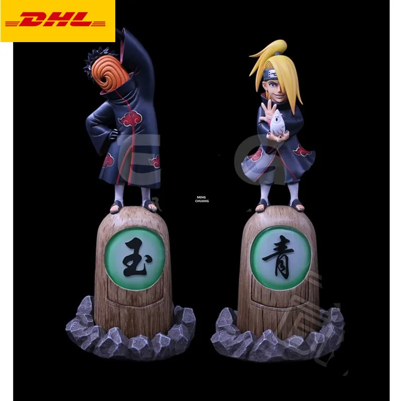 Статуя Аниме Наруто 10 дюймов акатсуки бюст Хидан VS Deidara полноразмерный портрет