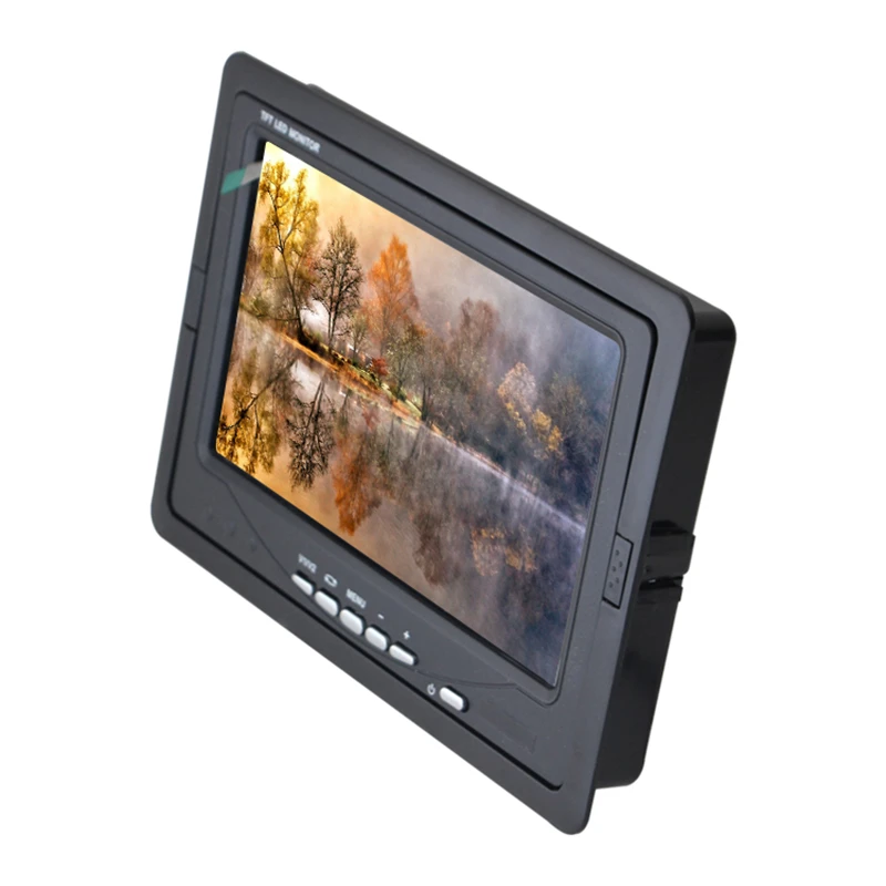 7 дюймов широкий экран TFT/lcd экран автомобиля заднего вида камера монитор для реверсивного заднего вида камера заднего вида резервный обратный подголовник монитор
