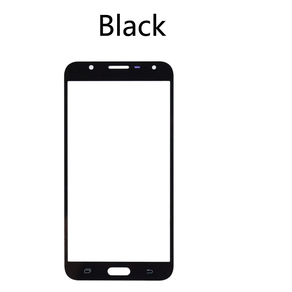 J701 для samsung Galaxy J7 Core J7 Nxt J7 Neo J701 J701F J701DS J701M lcd переднее внешнее стекло Замена объектива с сенсорным экраном - Цвет: Black-No tool