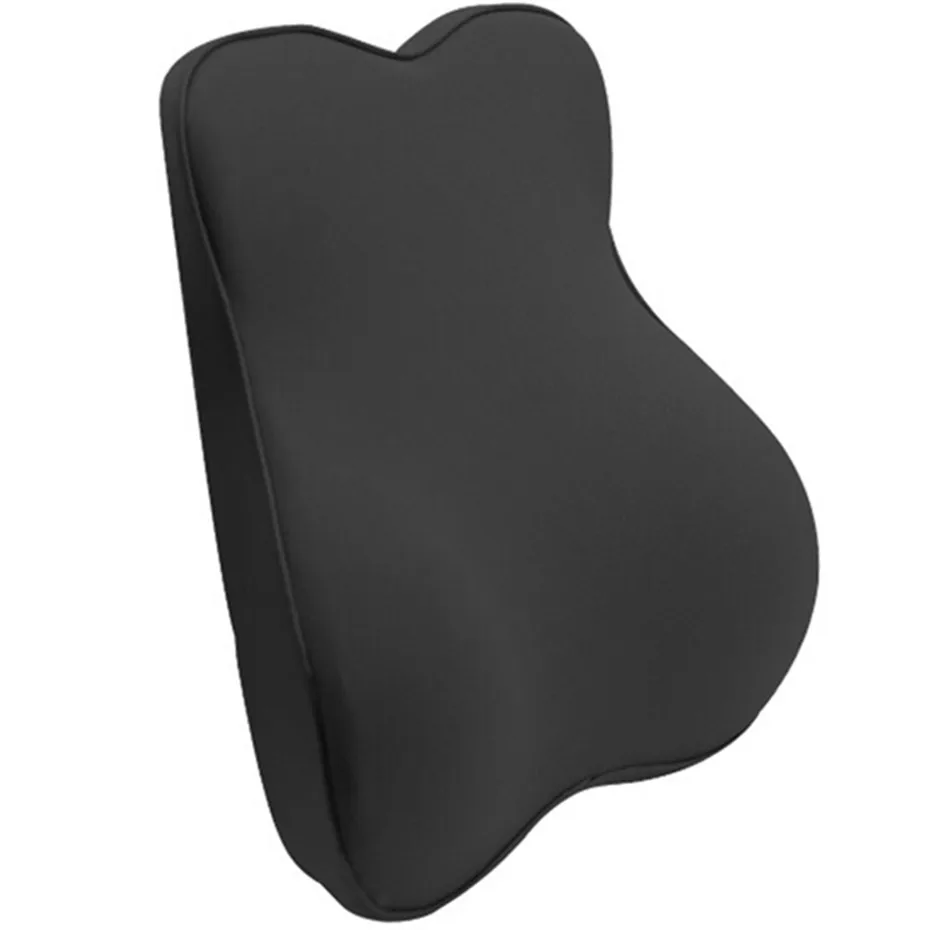 black MTL 3D Memory Foam задняя подушка для поддержки поясницы моющаяся сетчатая ткань автомобильное кресло НИЖНЯЯ ЗАДНЯЯ Подушка массажная Талия Подушка - Цвет: black