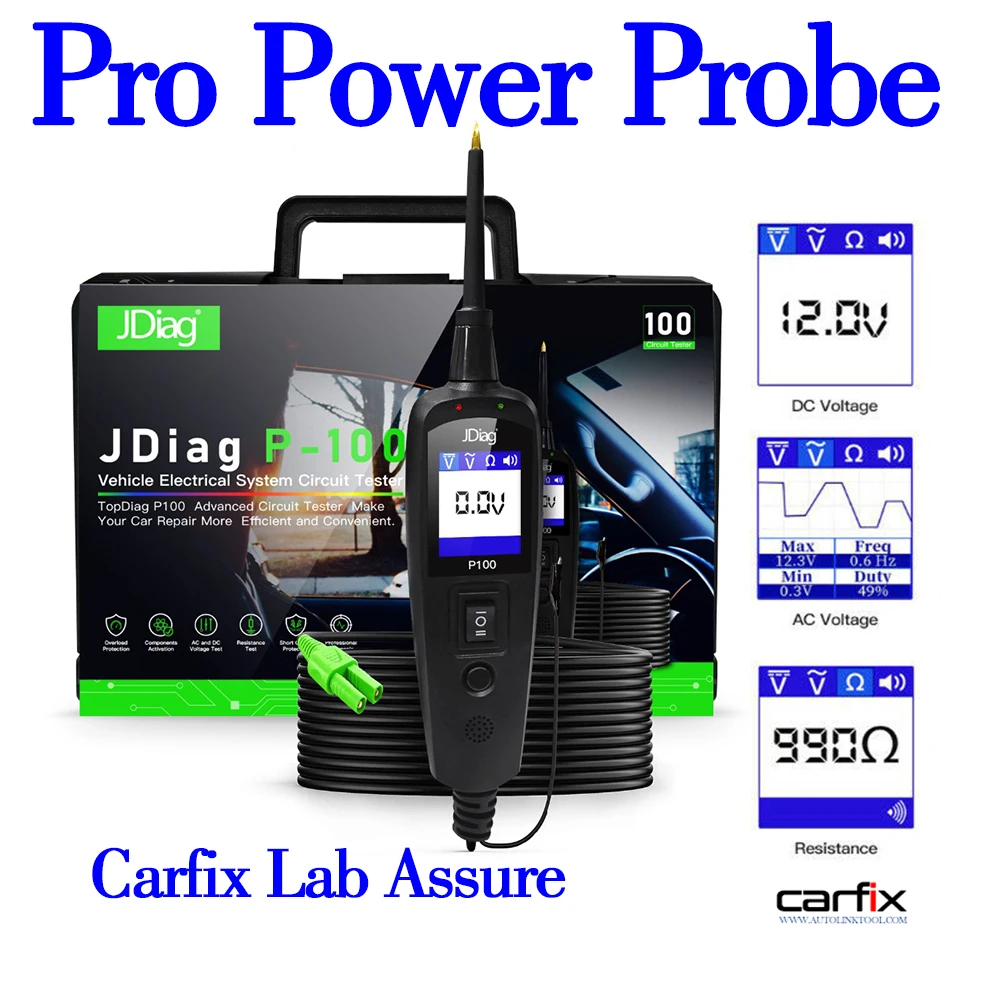 

12V 24V 48V Power Probe Super Automotive Car Circuit Tester Power scan breaker Open Circuit Reader Voltage Current Tester Detect