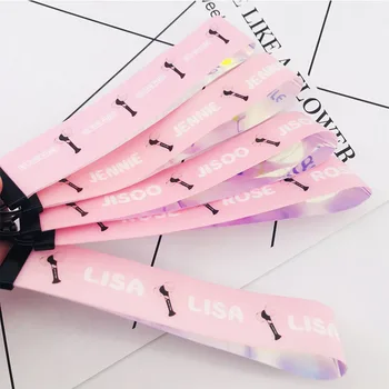 

Kpop Blackpink Radium Spoke Lanyard Mobile Phone Hang Rope Clothes Bag Lanyard Name Lanyard Pendant Keychain Keyring Fan Gift