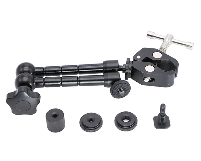 Description Picture 2 of item11 Inch Adjustable Friction Articulating Magic Arm + Super Clamp for SLR LCD Monitor LED Flash Light Studio Camera Accessories