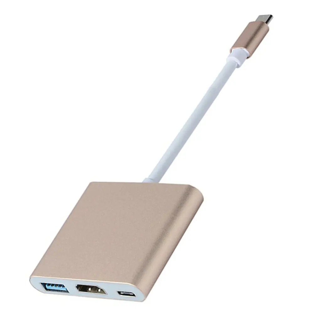 Usb c HDMI Usbc в Hdmi 3,1 конвертер адаптер type c в hdmi HDMI/USB 3,0/type C адаптер type-C Алюминиевый для Apple Macbook