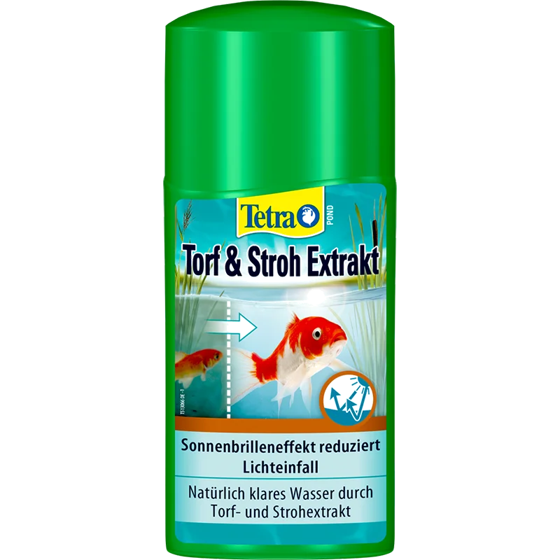 Tetra Pond Torf & Stroh Extrakt Natural Agent Against Algae In The Water Purification From Turbidity Filtration Oxygen Saturation Aquarium Fish