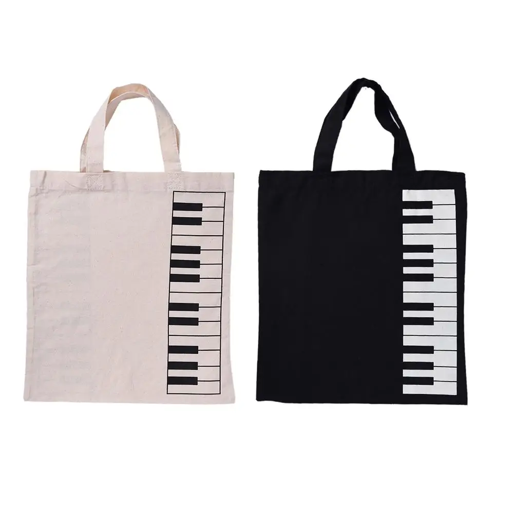 

Portable Cotton And Linen Piano Music Handbag Music Score Bag Keyboard Pattern Musical Bags Musical Instruments Appliance Bag