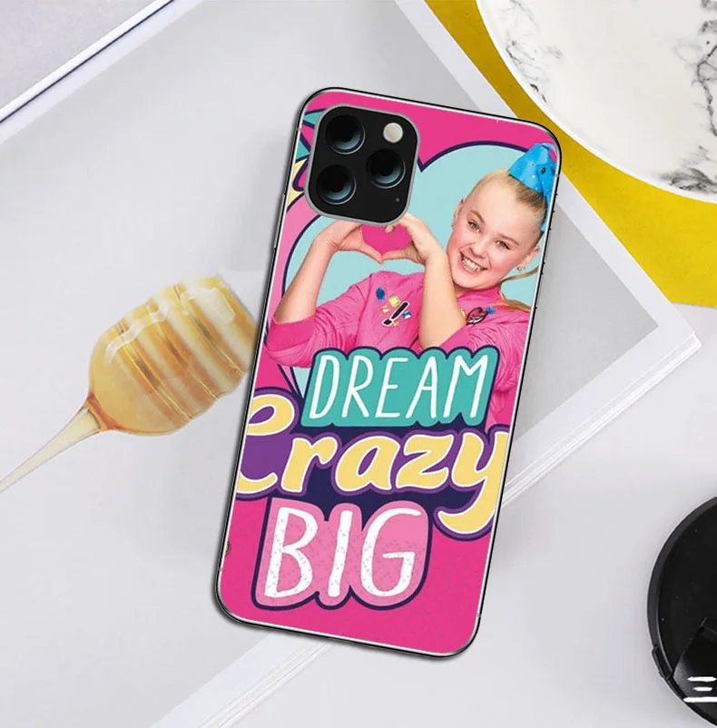 JoJo Siwa лук Joelle Joanie чехол для телефона чехол для iphone 11 11PRO X XR XS MAX 5S SE 6S 7 8PLUS роскошный мягкий чехол из ТПУ - Цвет: TPU