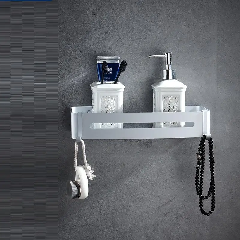 Estante Mensole Фен держатель Badkamer Rack Repisas Etagere Фреска Salle De Bain полки Аксессуары настенная полка для ванной комнаты - Цвет: Version G