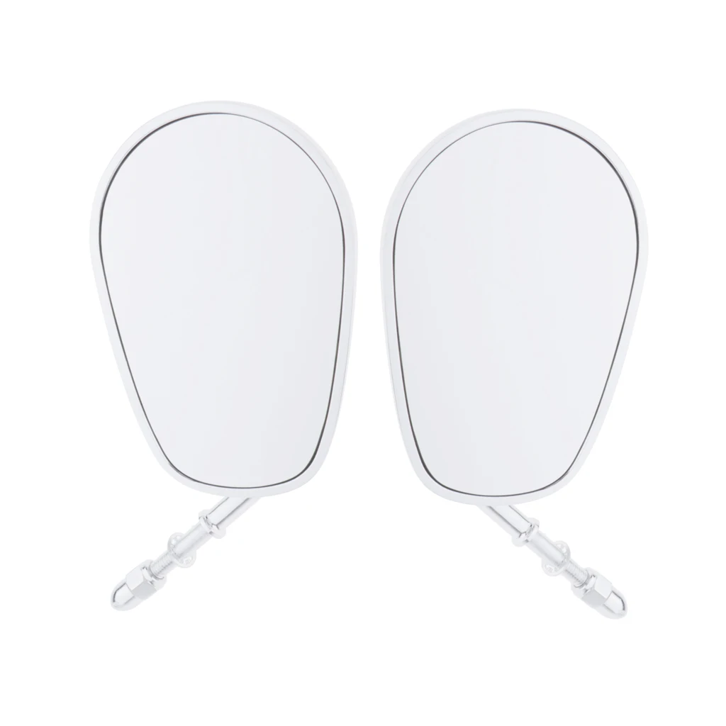 Motorcycle Handlebar Rear View Side Mirrors Fit for Harley Fatboy