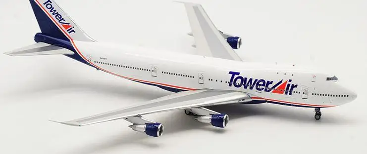 Inflight TOWER AIR BOEING 747-100 N608FF 1/200 модель самолета под давлением