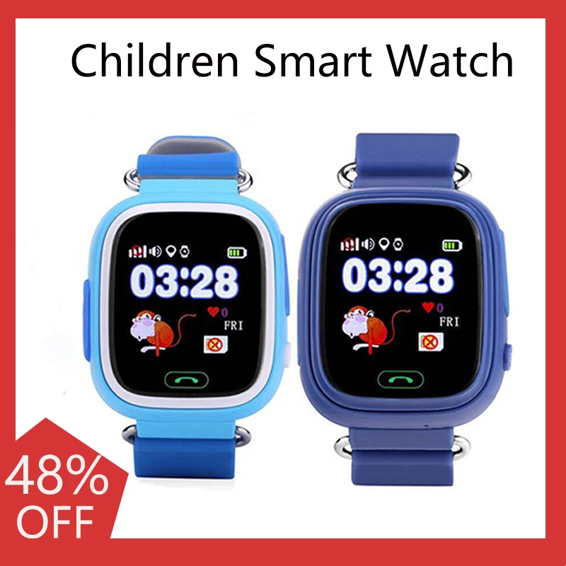 Q90 Kids Smart Watch GPS WIFI SOS  Watch SIM Card SOS Antil-lost Smartwatch Clock Call Location Tracker Kids Smartwatch English
