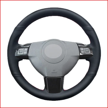 

Genuine Leather Car Steering Wheel Cover for Opel Astra (H) Signum Corsa 2004-2009 Zaflra (B) 2005-2014 Vectra (C) 2005-2009