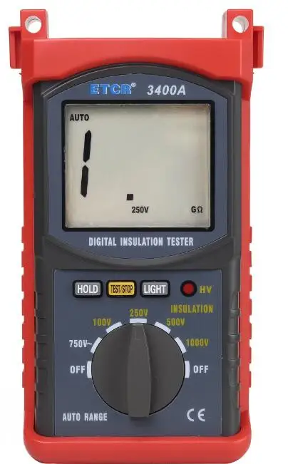 

High Voltage 1KV Insulation Resistance Tester ETCR3400A/ETCR3400B/ETCR3400C