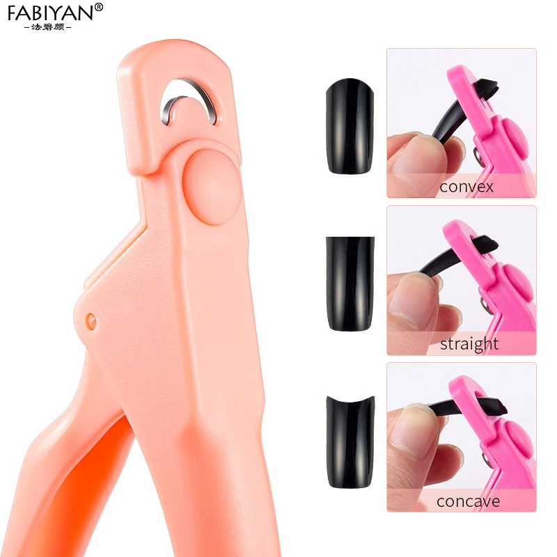 Nail Art Tips Clipper Trimmer Scissors Round Edge Finger Cutter False Nails Manicure Tool Plastic nail scissors set electric nail clipper nail clipper set manicure nail clipper set manicure sets manicure set nail clippers kit nail clipper nail clippers