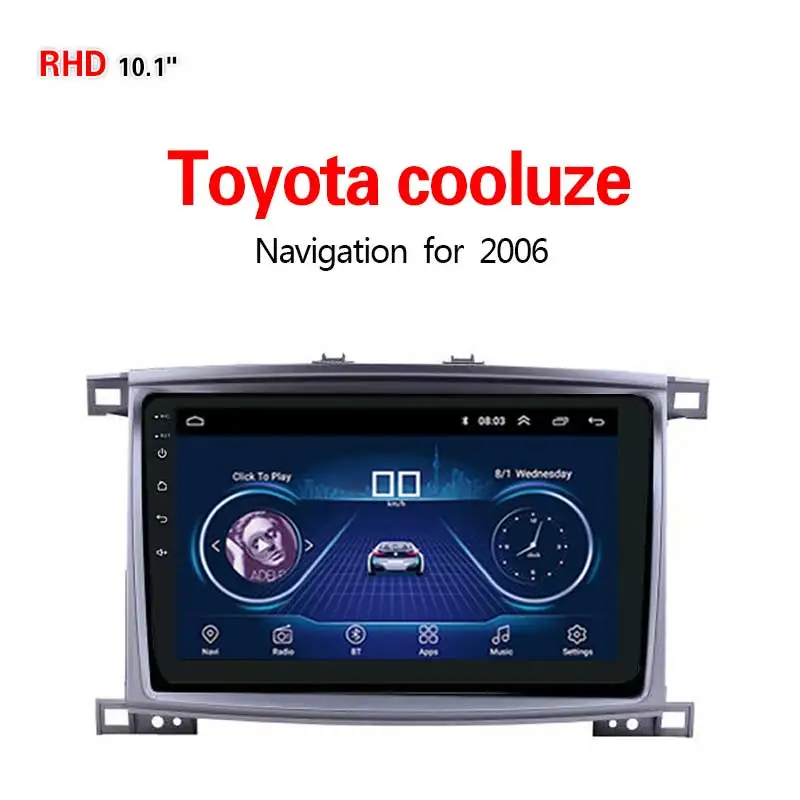 Lionet gps навигация для автомобиля Toyota cooluze 2006 10,1 дюймов RT1077Y - Размер экрана, дюймов: WIFI 1G16G
