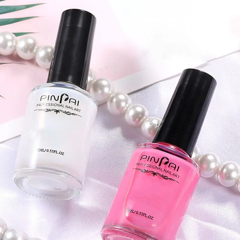 Nail Art Base Coat Nail Polish With Edge Protection Spill Proof