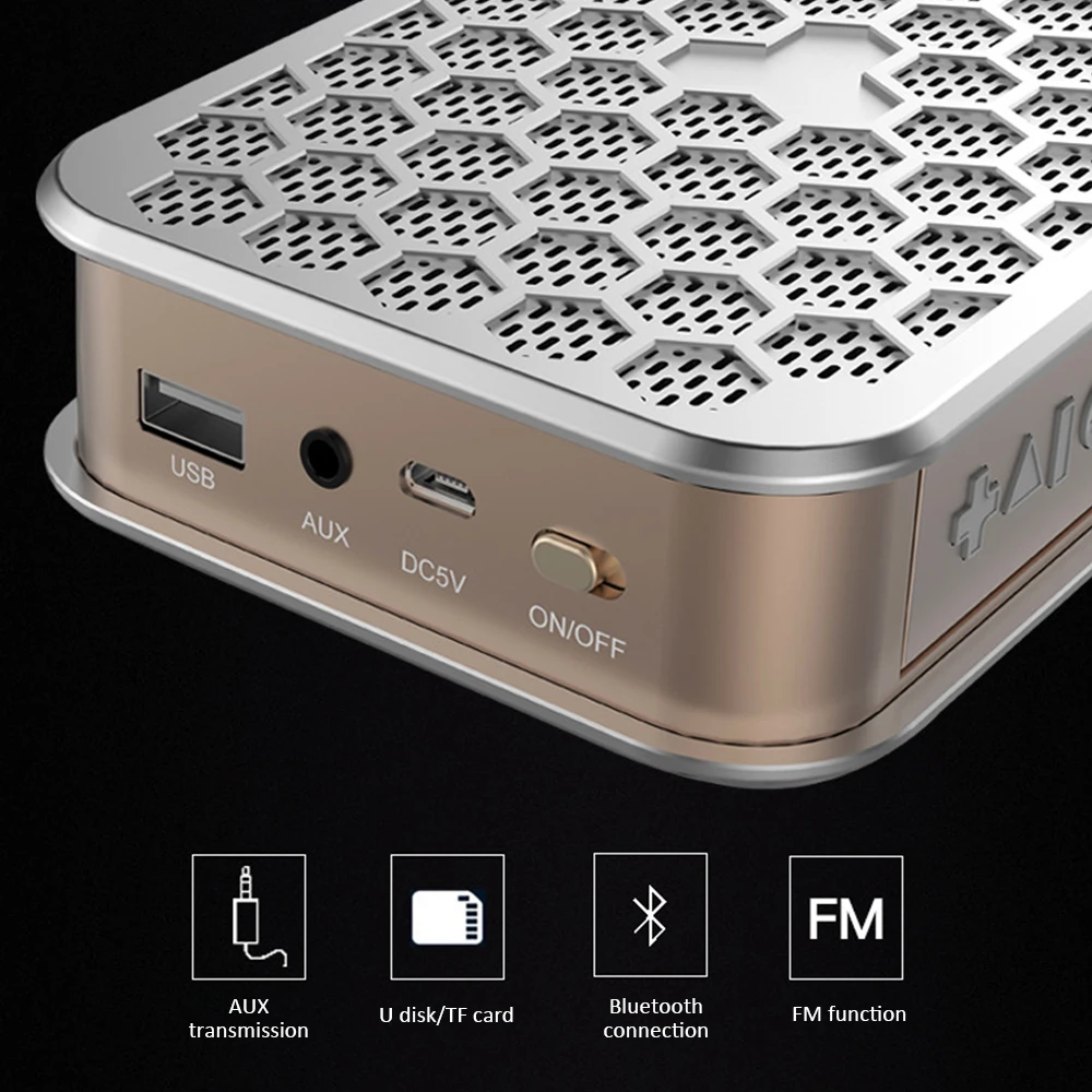 3D стерео музыка объемный сабвуфер Bluetooth динамик беспроводная акустическая система Bluetooth TF USB NFC 3,5 мм аудио интерфейс