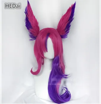 

LOL Star Guardian The Rebel Xayah Cosplay Wig Woman Hair Game Cos Wig