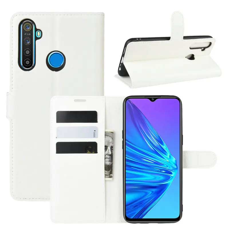 Для Oppo Realme 5 RMX1911 кошелек чехол для телефона для Oppo Realme 5 Pro rmx267. кожаный чехол с откидной крышкой. Чехол Etui Coque Fundas