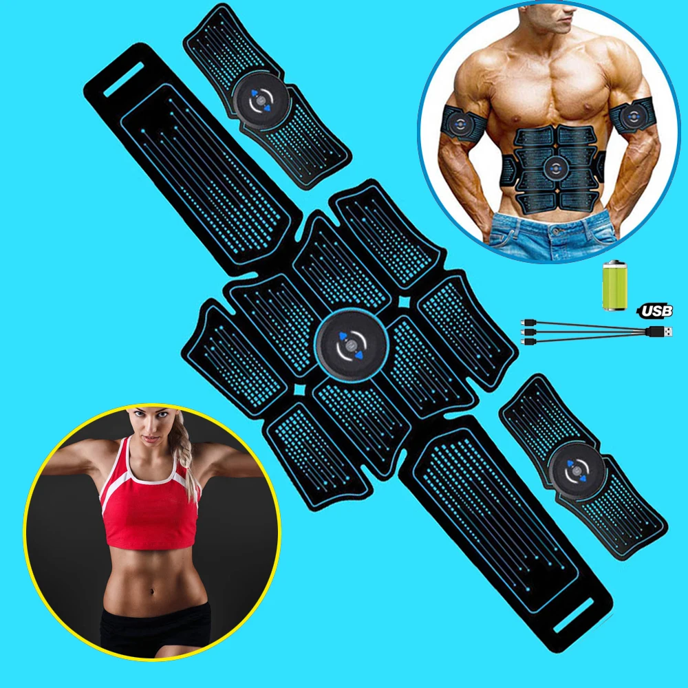 Muscle Electro Stimulator EMS Gym Electrostimulator Abdominal Electric