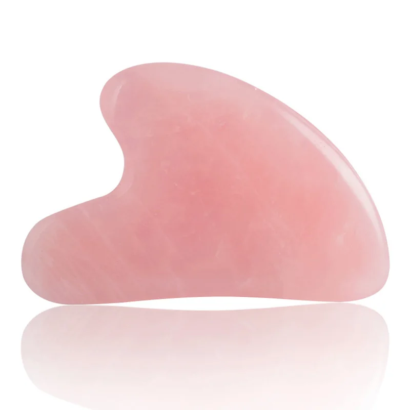 

Rose Quartz Jade Natural Jade Stone Guasha Massage Tool Acupuncture SPA Therapy Gua Sha Massager Scraping Board Antistress Body