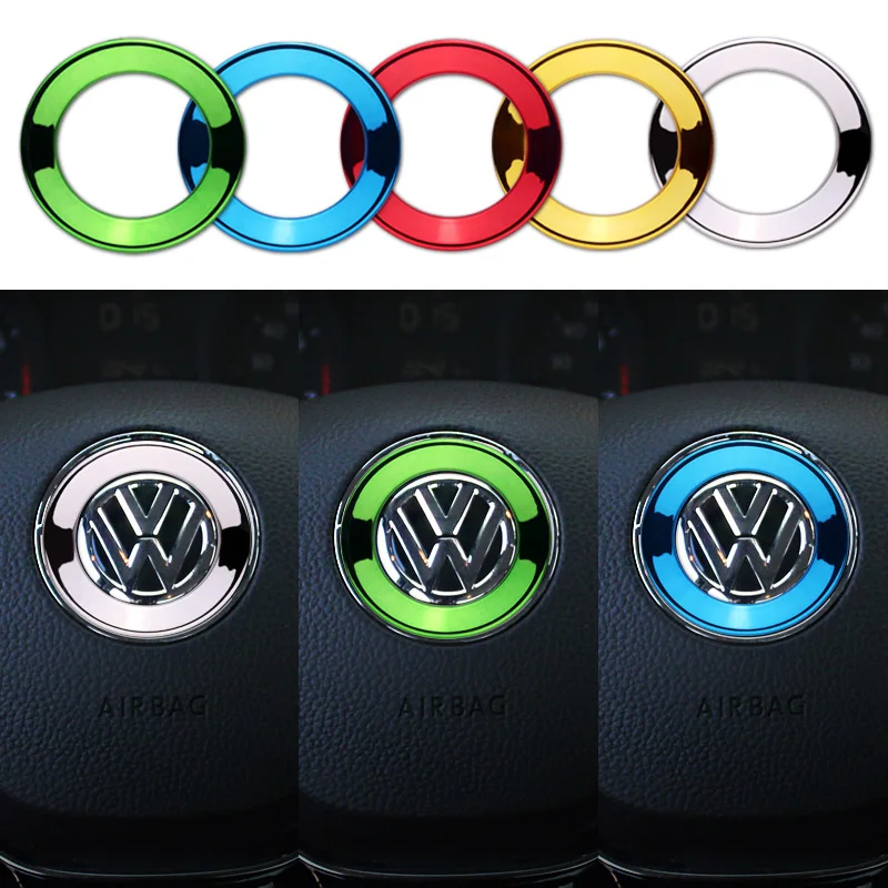 Новый Стайлинг автомобиля декоративное кольцо на руль блестящие круглые