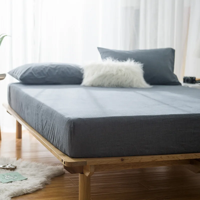

100% Cotton 17 Color All Size Smooth Zipper Mattress Cover Bed Bug Proof Mattress Protector Fully Cover Mattress Encasement