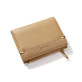 

Fashion Women Leather Short Wallet Clutch Purse Lady Simple Bifold Handbag Bag