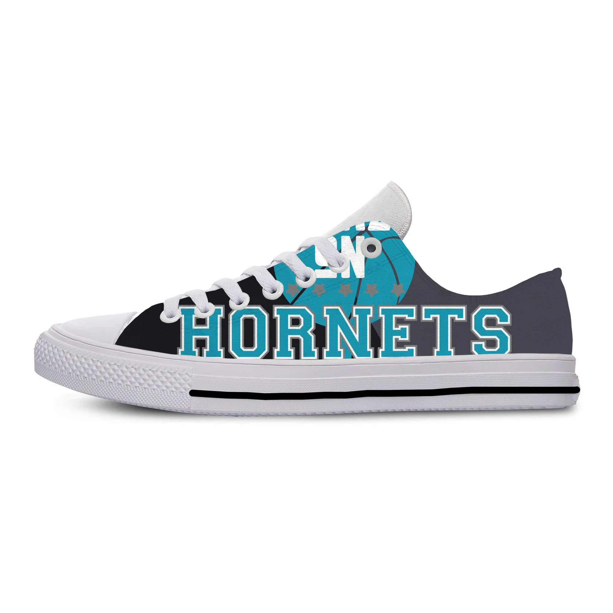 Классическая парусиновая обувь на плоской подошве Hornets Charlotte для любителей