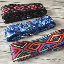 Ремень для йоги d-образное кольцо ремни для фитнеса веревка цветной печатный регулируемый ремень для йоги эластичный ремень для йоги моющийся спортивный стрейч ремень реквизит