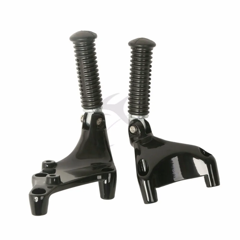 Задний пассажирский подножек комплект для Harley Sportster XL 883 1200 14-17 15 - Цвет: Foot Pegs