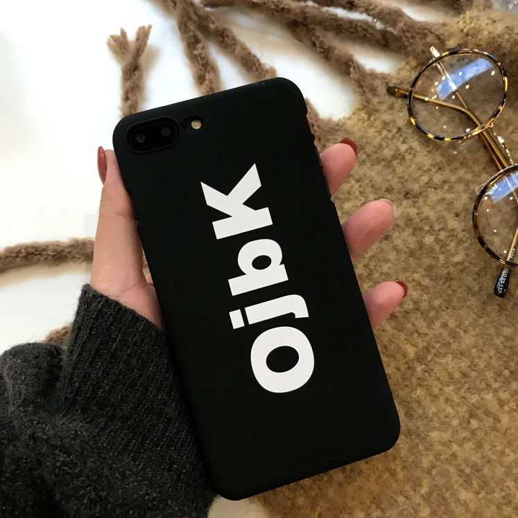 Чехол для iPhone 6 6s 7 8 Plus чехол телефона X Xs задняя крышка с буквенным принтом крутой