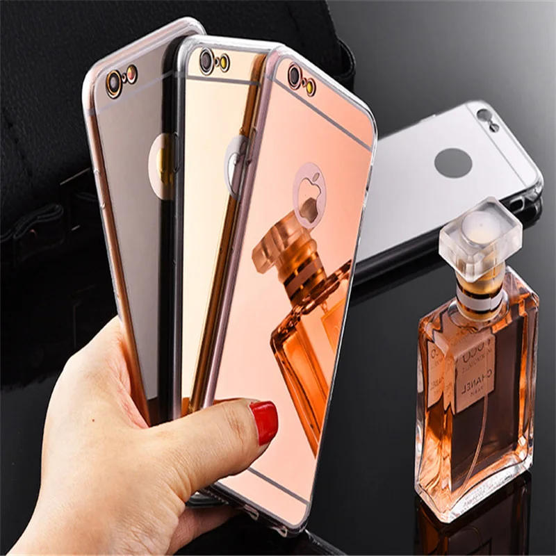 Зеркальный чехол для Apple iPhone 8 7 6 6s Plus XR X XS Max 8plus 7plus SE|Бамперы| |