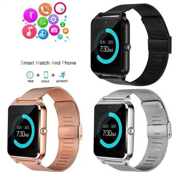 

Z60 Waterproof Wrist Smart Watch Pedometer Stopwatch Anti-lost Function Smart Alarm Clock Sedentary Reminder
