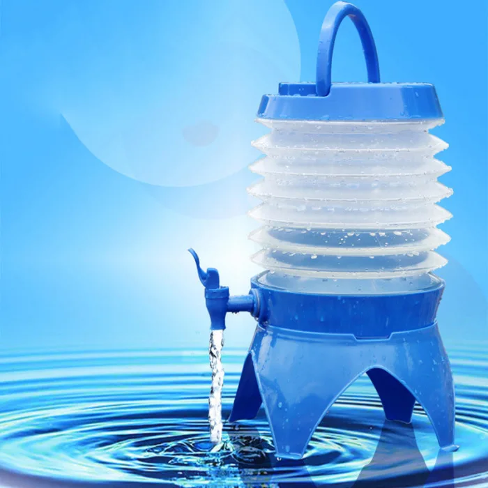 5L телескопическое складное ведро для хранения воды, многофункциональное ведро для питья EDF88