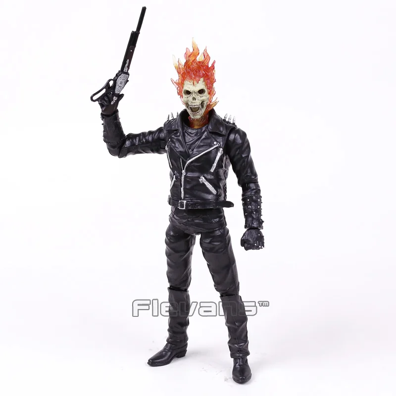 Marvel Ghost Rider Johnny Blaze ПВХ фигурка Коллекционная модель игрушки 23 см