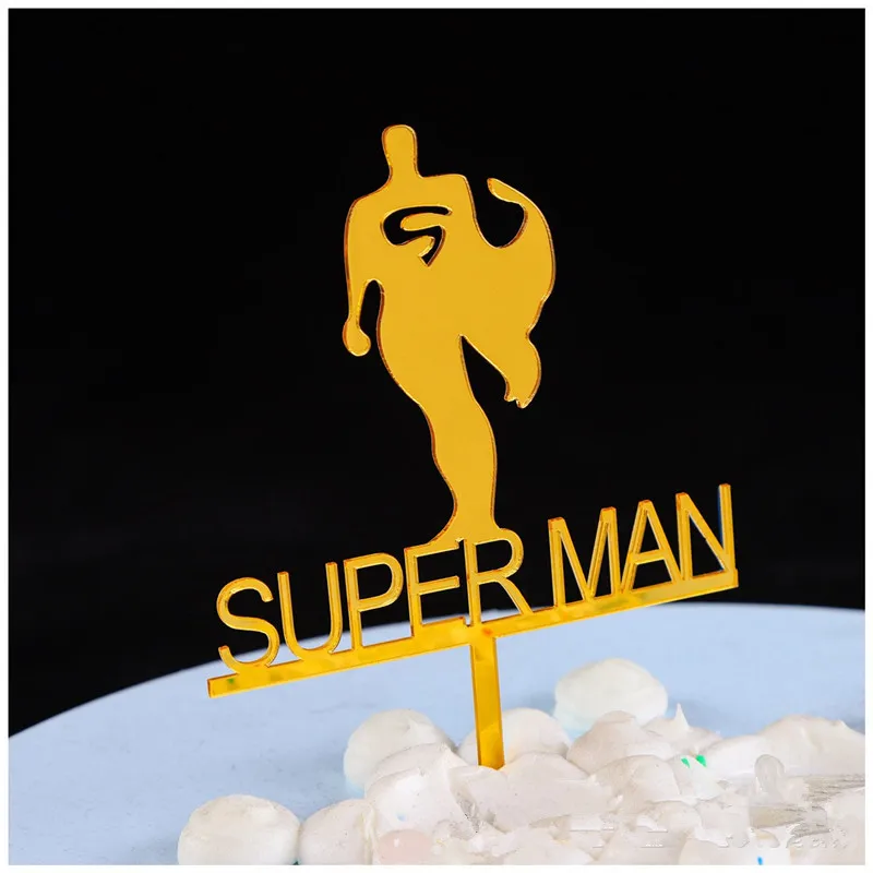Cake Topper 1 шт. Капитан Америка тема, детский душ вечерние флажки для торта события украшения С Днем Рождения Вечеринка Дети сувениры кекс топперы - Цвет: Cake Topper