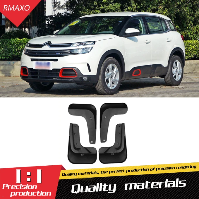 Брызговики передние модифицированные для Citroen C5 Aircross 2017 2019|Грязезащита| |