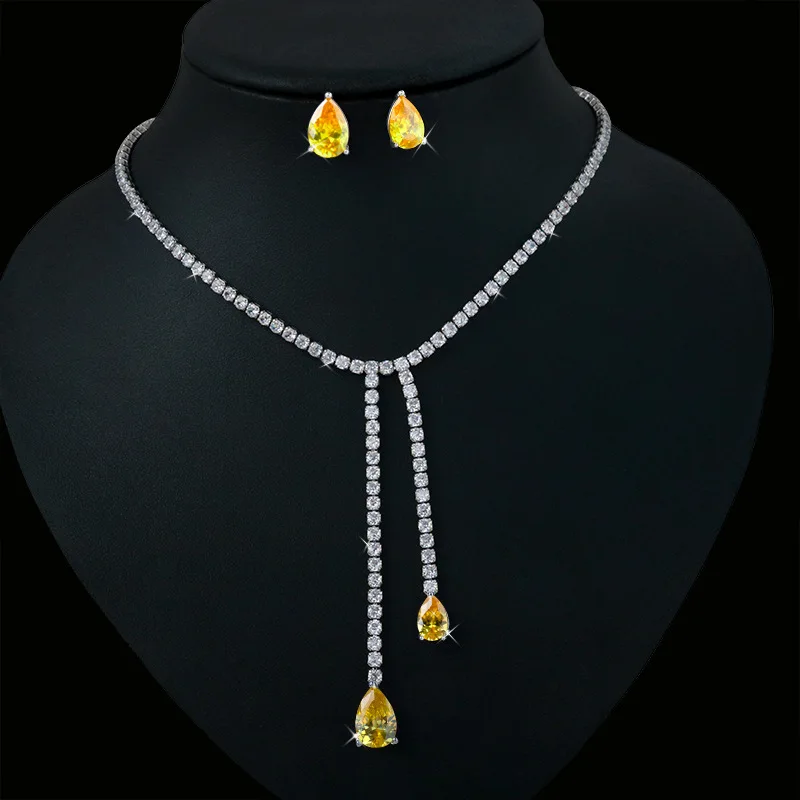 CC Trendy Jewelry Set for Women Wedding 