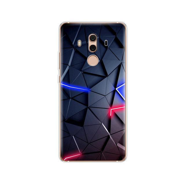 TPU Case For Huawei Mate 10 lite Printing Drawing silicon Phone Cases Cover For Huawei Mate 10 pro coque for mate 10