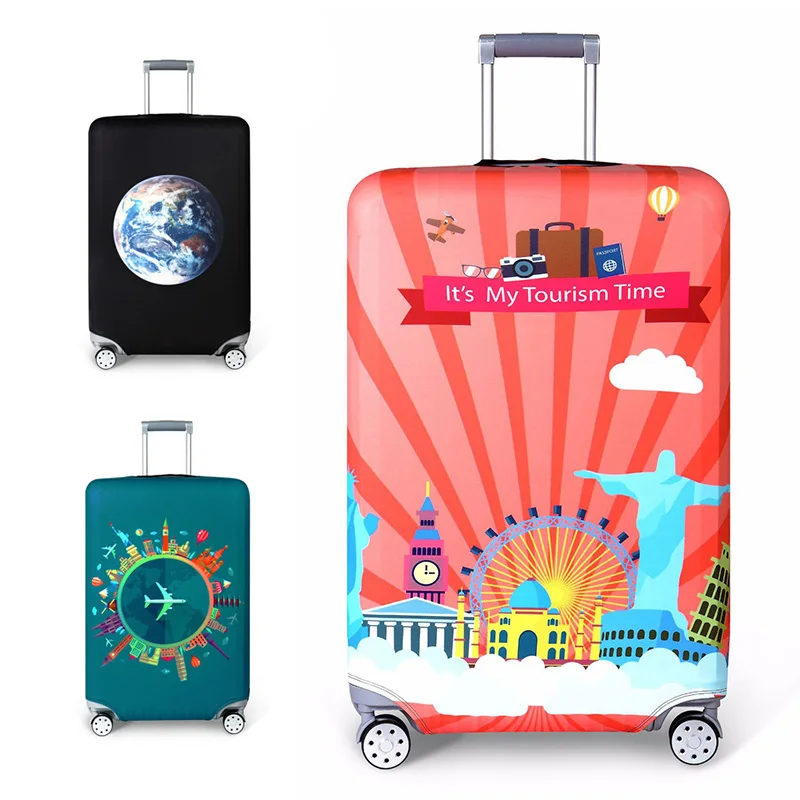 

Elastic Luggage Protector Cover Case for 18-32'' Suitcase Travel Trolley Bag Case Washable Baggage Covers