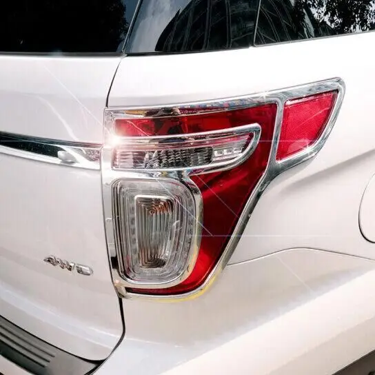 Автомобильный Стайлинг ABS хром задний фонарь Накладка для Ford Explorer 2013