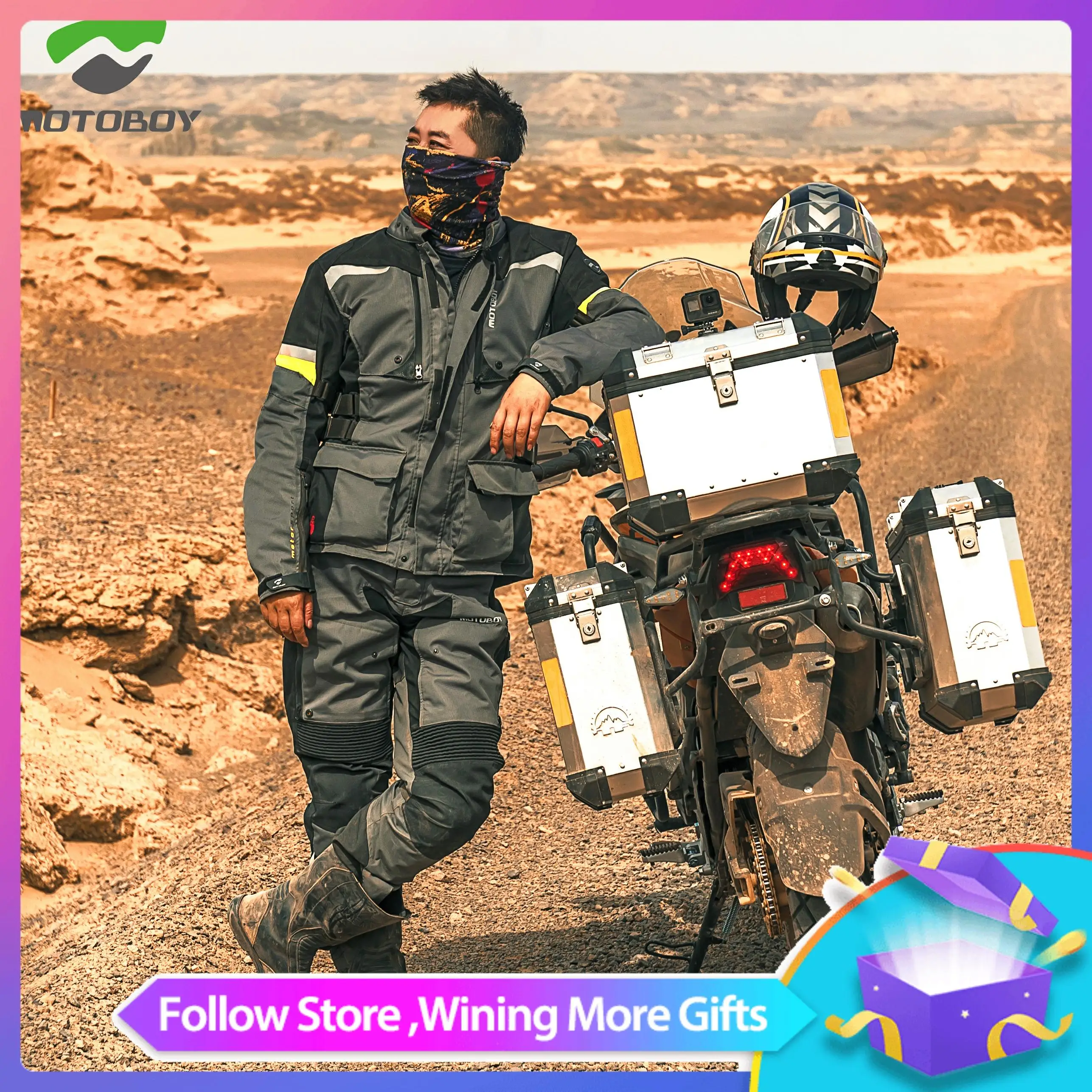 Мотоциклетная водонепроницаемая куртка и брюки из полиэстера 600D|Куртки| |